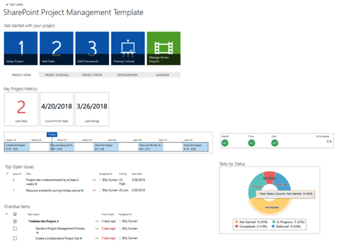 Voorbeeld SharePoint Omgeving